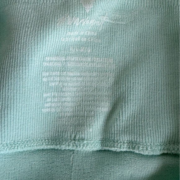 FREE PEOPLE Movement Rich Soul Flared Leg Pant legging Jade Ice M/L NWT $90 - Picture 6 of 9